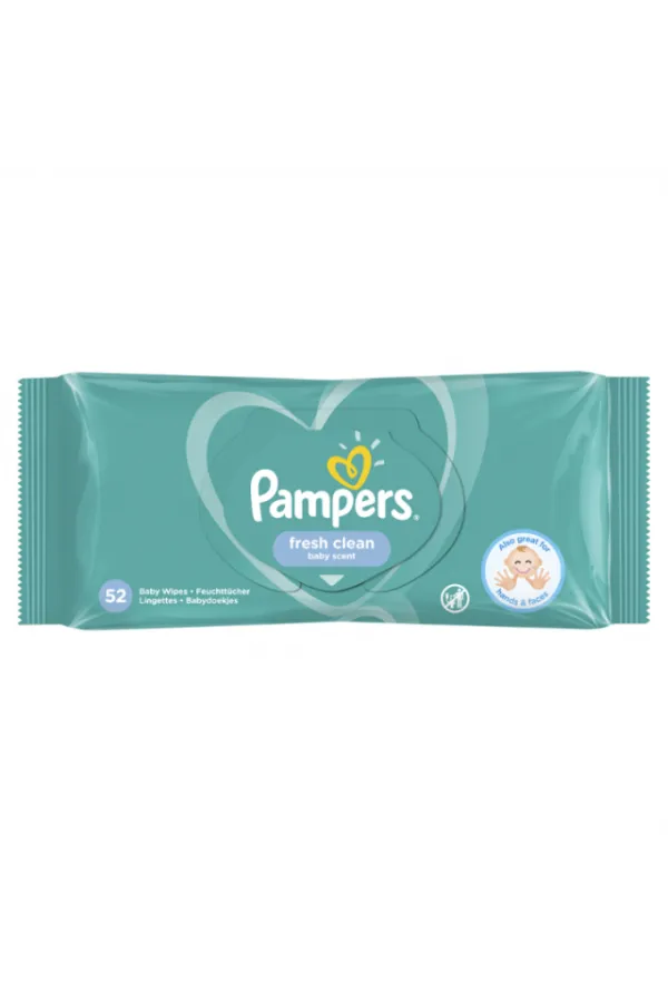 PAMPERS WIPES FRESH 6X52 
